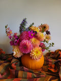 Floral pumpkin workshop